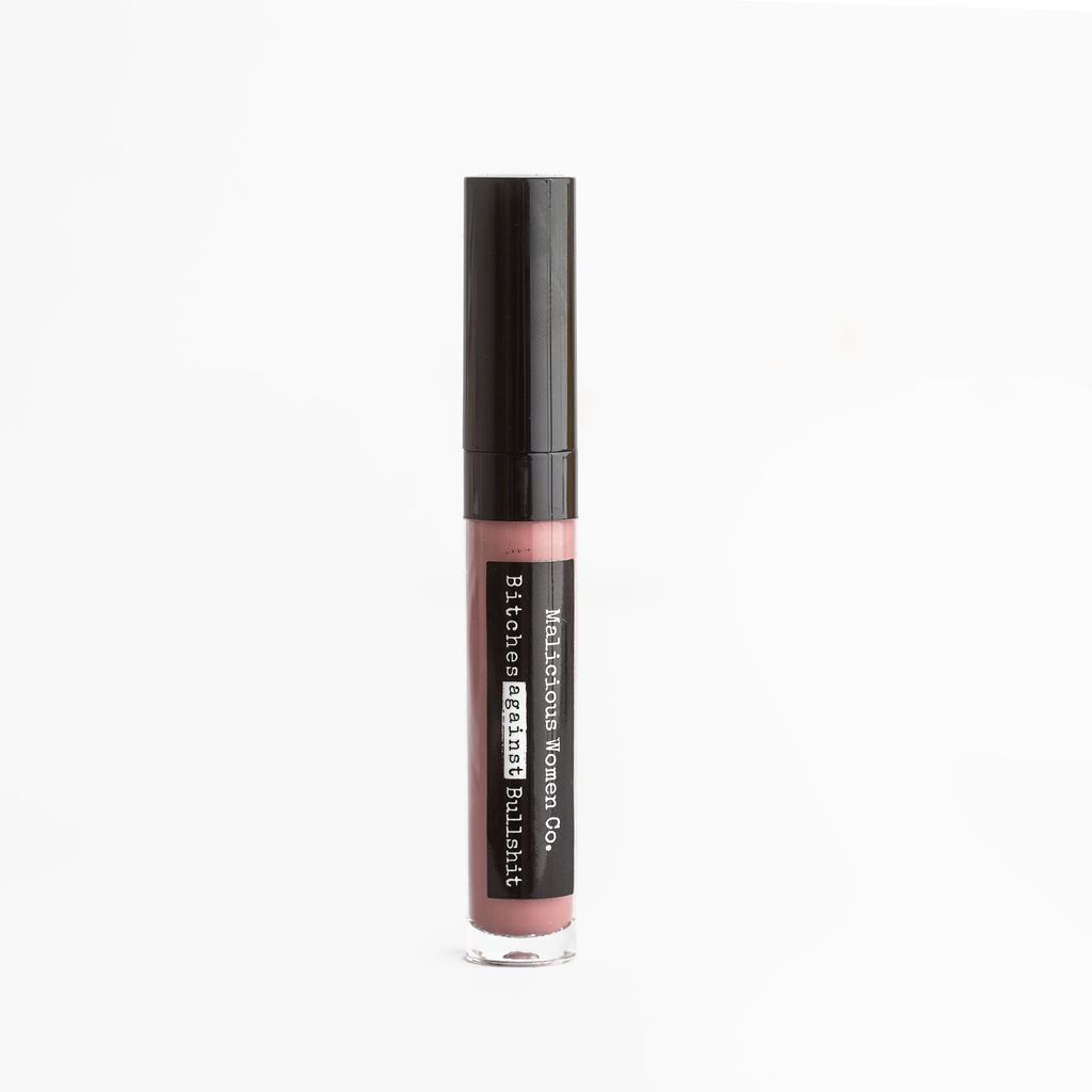 Bitches Against Bullshit - Malicious Matte Liquid Lipstick - Bitch Switch! (Muted Lavender) - Malicious Women Co. - Makeup